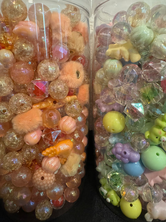Bead Buckets - Mixed beads for DIY pens, keychains, and more!